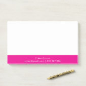 Professionele Eenvoudige Wit Post-it® Notes (Op bureau)