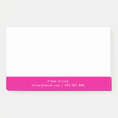 Professionele Eenvoudige Wit Post-it® Notes (Voorkant)