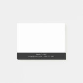 Professionele Eenvoudige Wit Post-it® Notes (Voorkant)