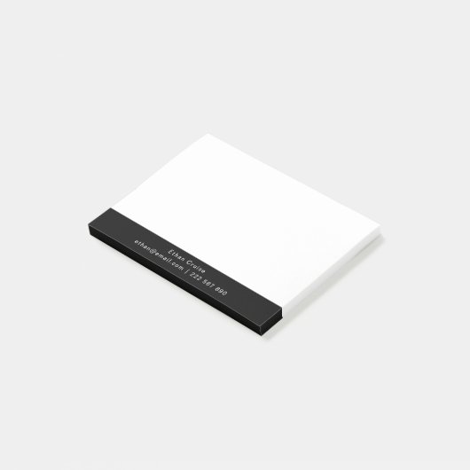 Professionele Eenvoudige Wit Post-it® Notes (Schuin)
