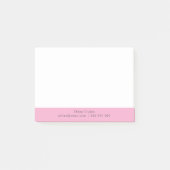 Professionele Eenvoudige Wit Post-it® Notes (Voorkant)