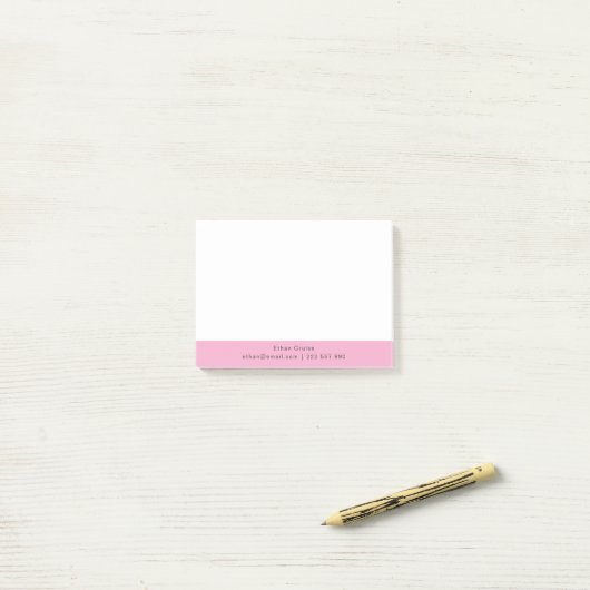 Professionele Eenvoudige Wit Post-it® Notes (Op bureau)