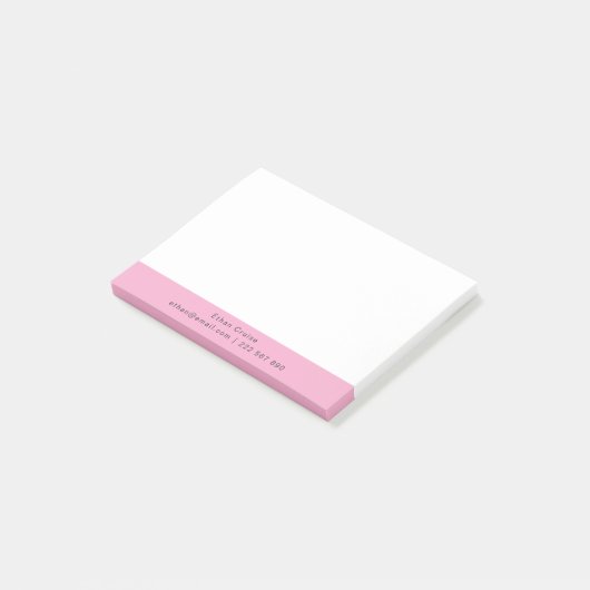 Professionele Eenvoudige Wit Post-it® Notes (Schuin)