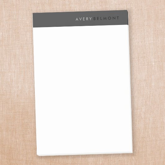 Professionele, eenvoudige zwarte minimalist post-it® notes