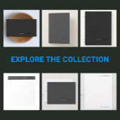 Professionele, eenvoudige zwarte minimalist visitekaartje