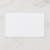Professionele effen minimalistische moderne matte visitekaartje (Achterkant)