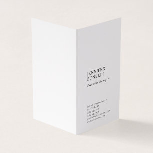 Professionele effen minimalistische moderne trendy visitekaartje