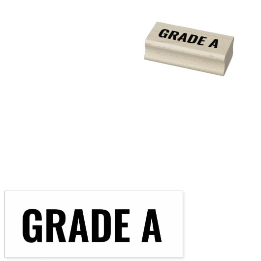 Professionele eierkarton Grade Stamp (GRADE A) Rubberstempel (Gestempeld)