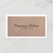 Professionele Elegant Consultant Visitekaartje (Voorkant)