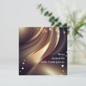 Professionele Elegant Corporate Party uitnodiging (Staand voorkant)