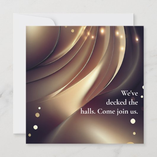 Professionele Elegant Corporate Party uitnodiging (Voorkant)