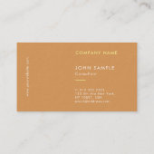 Professionele Elegant Eenvoudig Ontwerp Sjabloon L Visitekaartje (Achterkant)