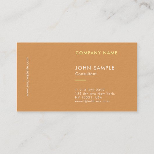 Professionele Elegant Eenvoudig Ontwerp Sjabloon L Visitekaartje (Achterkant)