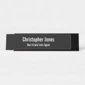 Professionele Elegant Eenvoudige Kantoor Executive Bureau Naambordje (Voorkant)