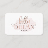 Professionele Elegant Logo QR-code Visitekaartje (Voorkant)