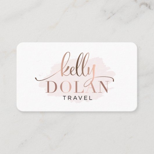 Professionele Elegant Logo QR-code Visitekaartje (Voorkant)