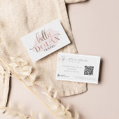 Professionele Elegant Logo QR-code Visitekaartje