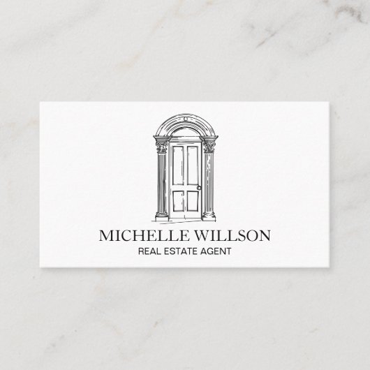 Professionele Elegant makelaar makelaar Visitekaartje (Voorkant)