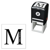 Professionele Elegant Persoonlijk Monogram Zelf-in Zelfinktende Stempel (In situ)