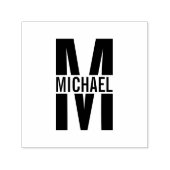 Professionele Elegant Persoonlijk Monogram Zelf-in Zelfinktende Stempel (Design)