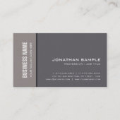 Professionele Elegant Plain Premium Pearl Luxe Visitekaartje (Voorkant)