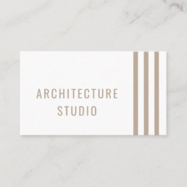 Professionele elegante architect ontwerper moderne visitekaartje