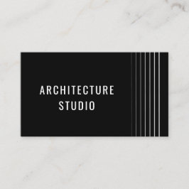 Professionele elegante architect ontwerper moderne visitekaartje