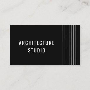 Professionele elegante architect ontwerper moderne visitekaartje