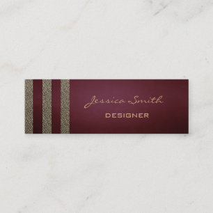 Professionele elegante bladzijnen voor dierlijke a mini visitekaartje