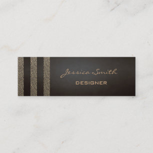 Professionele elegante bladzijnen voor dierlijke a mini visitekaartje