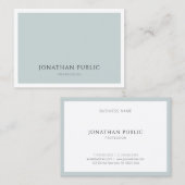 Professionele Elegante Blauwe Groene Eenvoudige Sj Visitekaartje (Voorkant / Achterkant)