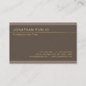 Professionele Elegante Creatieve Parel Finish Luxe Visitekaartje (Voorkant)