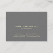 Professionele elegante Creative Pearl Finish Luxur Visitekaartje (Achterkant)