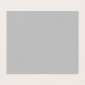 Professionele elegante duidelijke minimalist visitekaartje (Binnenkant ongevouwen)