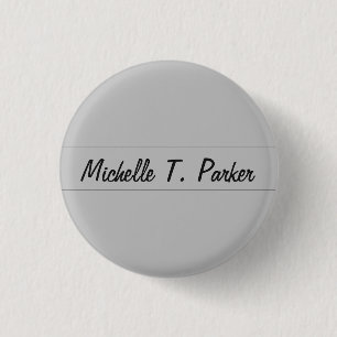 Professionele elegante duidelijke minimalistische  ronde button 3,2 cm