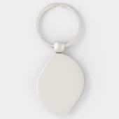 Professionele elegante duidelijke minimalistische  sleutelhanger (Achterkant)
