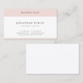 Professionele Elegante Eenvoudige Moderne Sjabloon Visitekaartje (Voorkant / Achterkant)