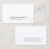 Professionele elegante eenvoudige ontwerpSjabloon  Visitekaartje (Voorkant / Achterkant)