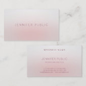 Professionele Elegante Eenvoudige Sjabloon Moderne Visitekaartje (Voorkant / Achterkant)