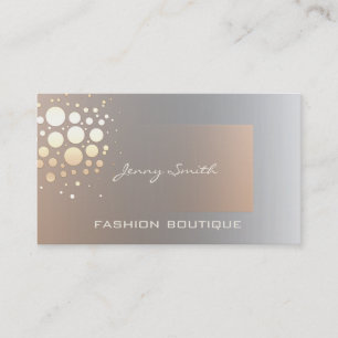 Professionele elegante fancy gouden/bronzen confet visitekaartje