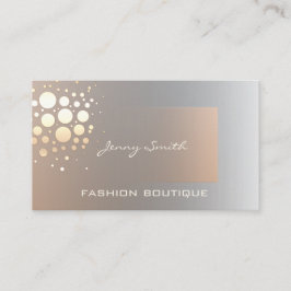 Professionele elegante fancy gouden/bronzen confet visitekaartje