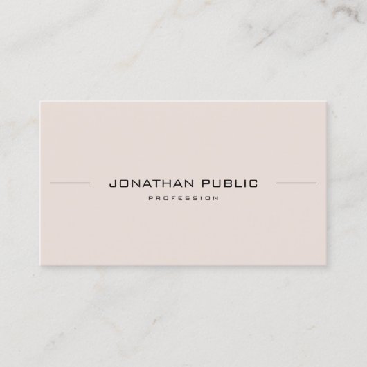 Professionele, elegante gothetekst aantrekkelijk visitekaartje (Voorkant)