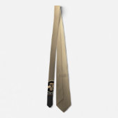 Professionele Elegante Gouden Leeuw Logo Stropdas (Achterkant)
