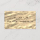 Professionele Elegante Holografische Inkt, Goud, L Visitekaartje (Achterkant)