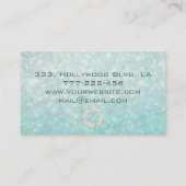 Professionele elegante keramische schuimsteen visitekaartje (Achterkant)