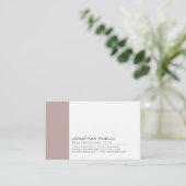 Professionele Elegante  Kleur Creatieve Duidelijke Visitekaartje (Staand voorkant)