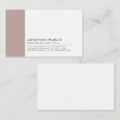 Professionele Elegante  Kleur Creatieve Duidelijke Visitekaartje (Voorkant / Achterkant)