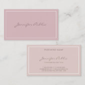 Professionele elegante kleuren Moderne, stijlvolle Visitekaartje (Voorkant / Achterkant)