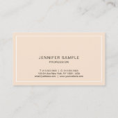 Professionele elegante kleuren stijlvolle moderne  visitekaartje (Achterkant)