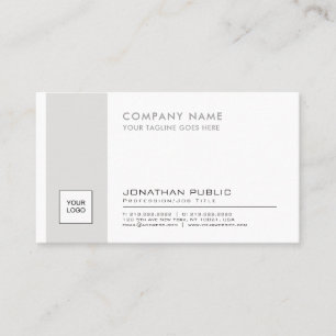 Professionele elegante Logo in bedrijf Modern Visitekaartje
